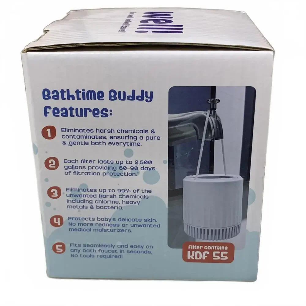 well! Bathtime Buddy‎ Activated Carbon Bath Filter NEW
